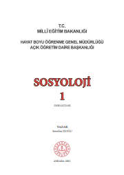 Sosyoloji 1: ders kitabı